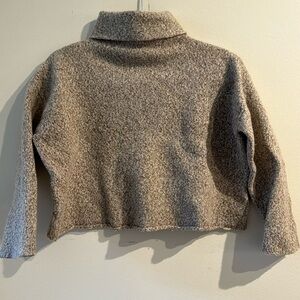 Eileen Fisher cropped wool sweater, fits a small